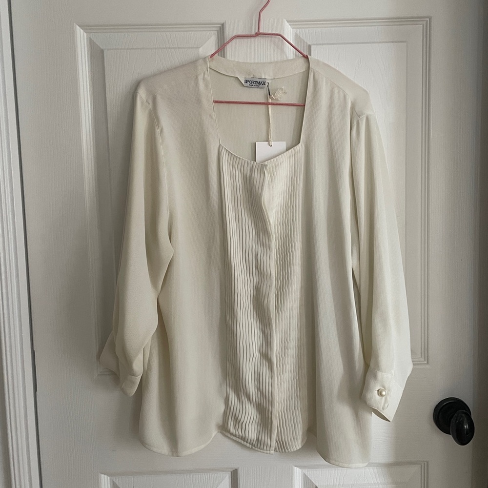 Vintage Sportmax Button Down Blouse